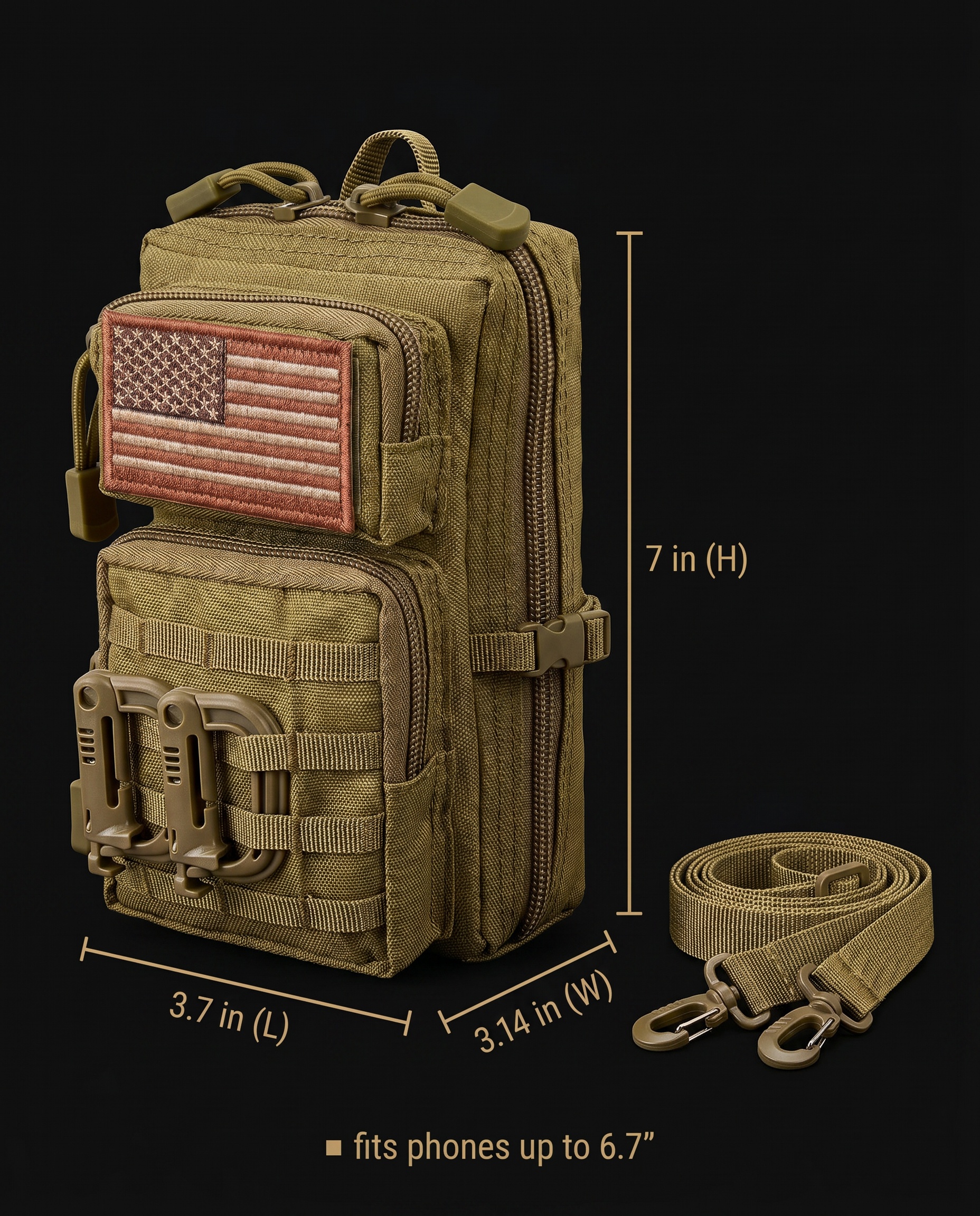 Tactical pouch dimensions